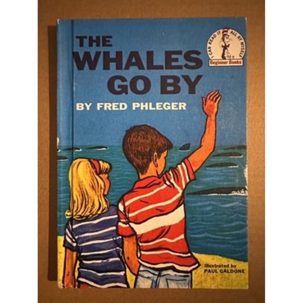 Vintage Dr. Seuss Beginner Books 'The Whales Go By' by Fred Phleger